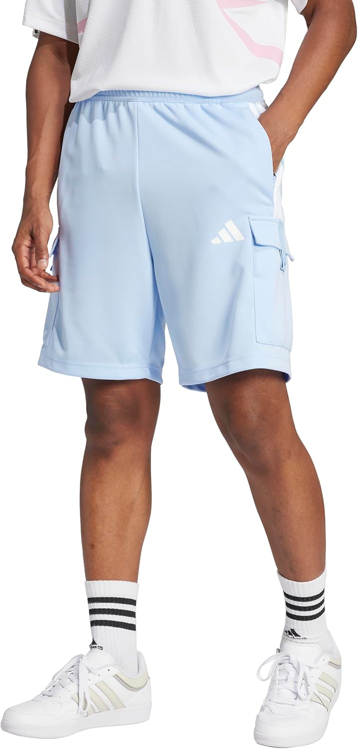 adidas Mens Tiro Drawstring Cargo Shorts Training Athletic Casual Drawstring - Black - Image 2