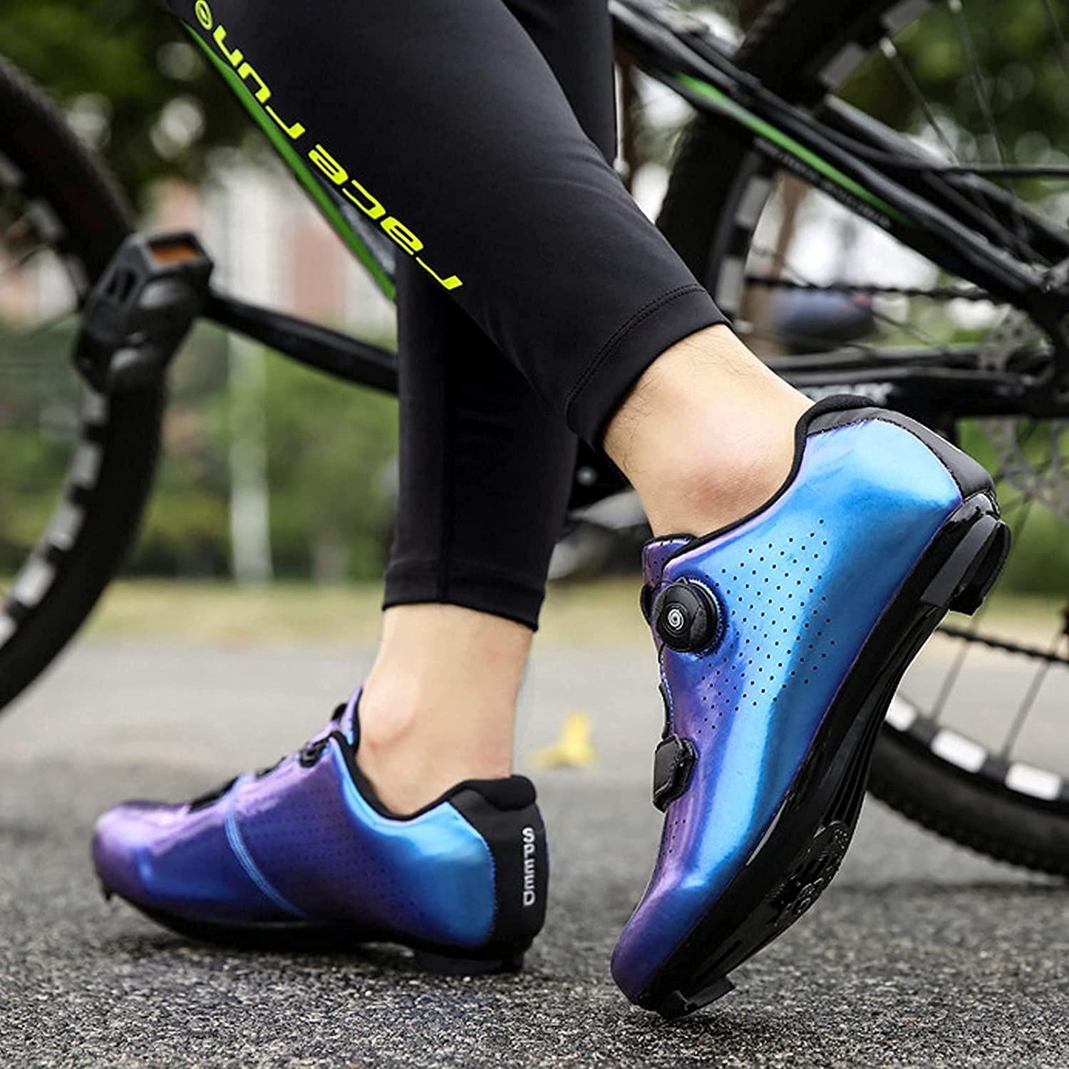 buy them safely Breathable Nonslip NoLock Indoor Bicycle Shoes with Fast Rotating Shoelace