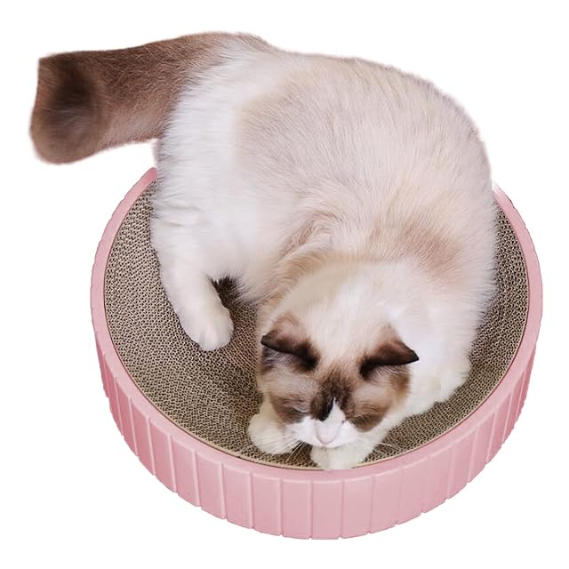 Foto 6 de 8 de Stronrive Rascador para Gatos, Almohadilla para Rascar para Gatos Papel Corrugado