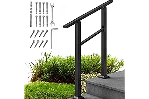 2-Step Stair Handrails: Safe Outdoor Steps for Seniors