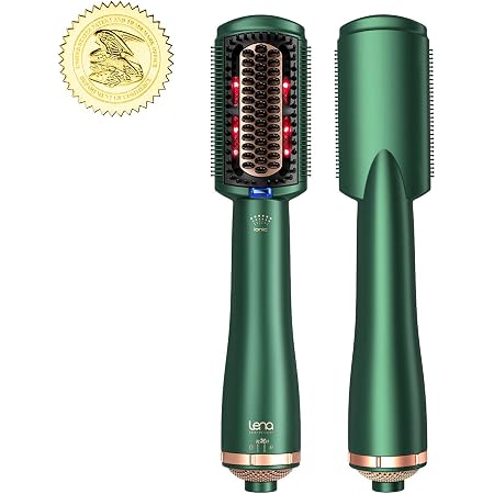 Amazon.com: LENA - Cepillo para secador de pelo y volumizador - Cepillo de  aire caliente con un paso anti-escaldaduras negativas y infrarrojo lejano -  Enderezadora de pelo Cool Touch PRO con 3