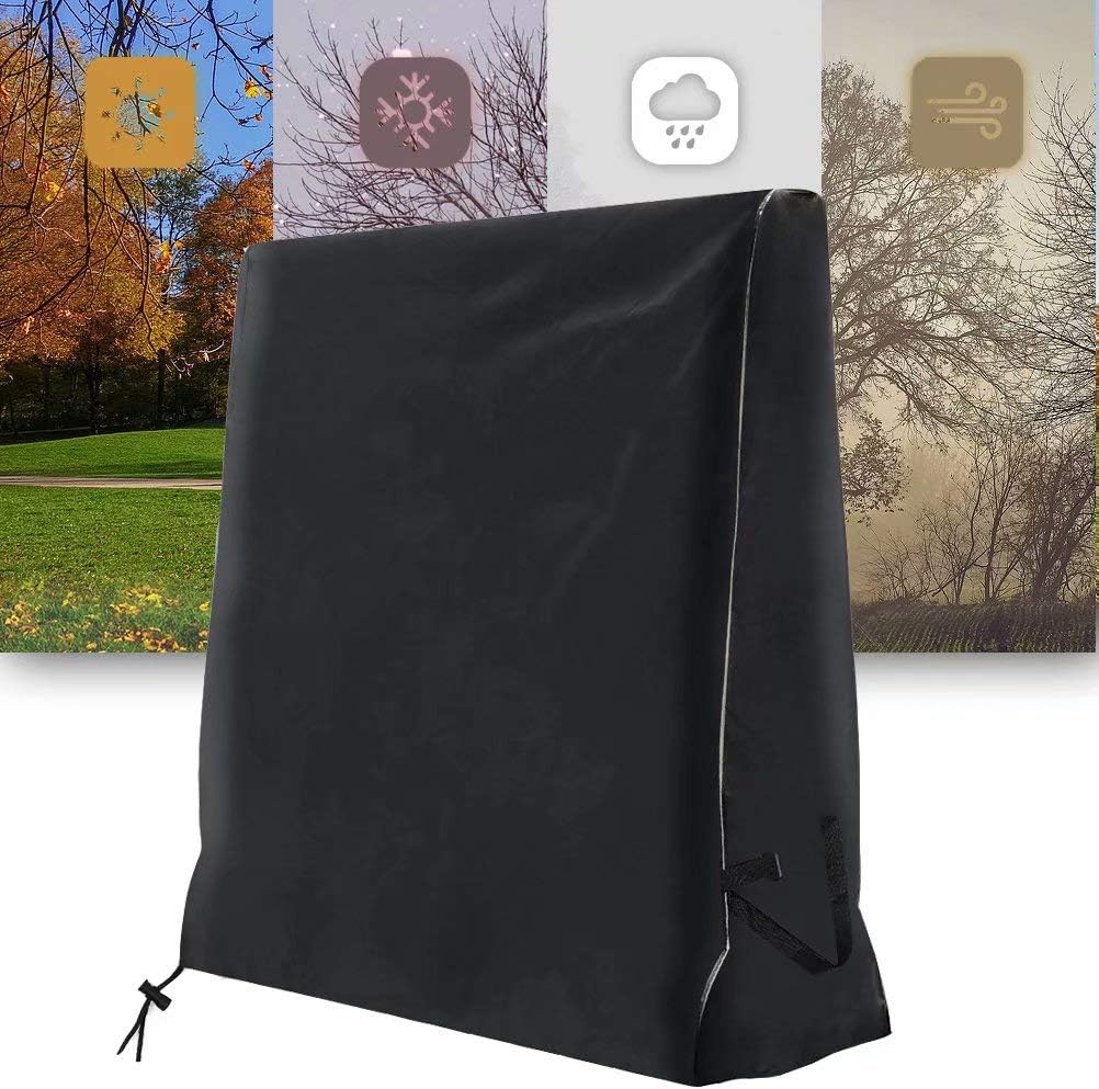 Podinor Table Tennis Cover Waterproof Ping Pong Table Cover Black (65 x 28 x 73inch) : Sports & Outdoors