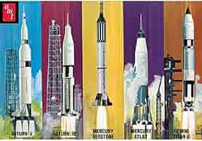 Amazon | amt 1/200 アメリカ宇宙開発史ロケットセット