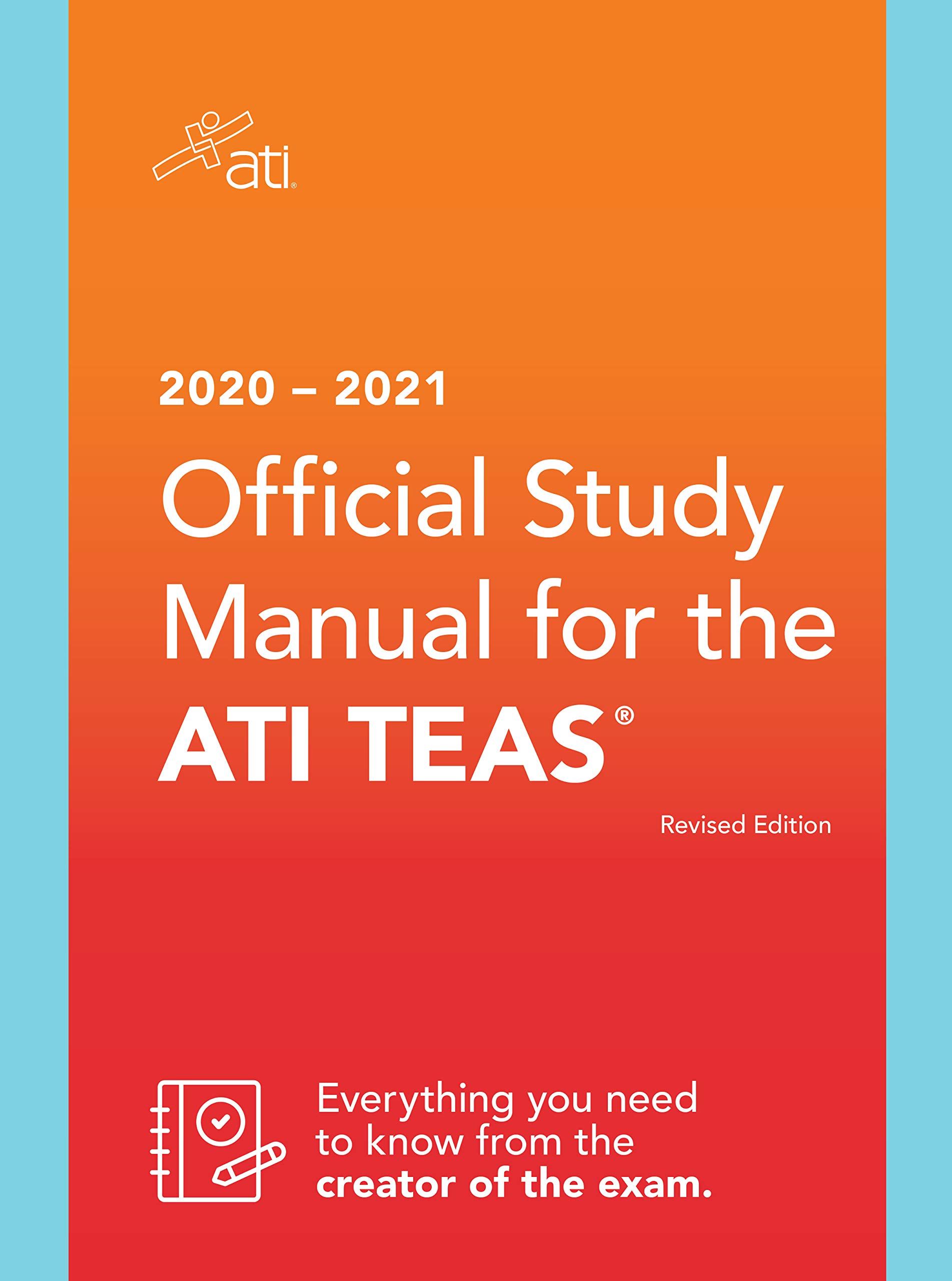 Cover of 2020-2021 Official Study Manual for the ATI TEAS, Revised Edition
