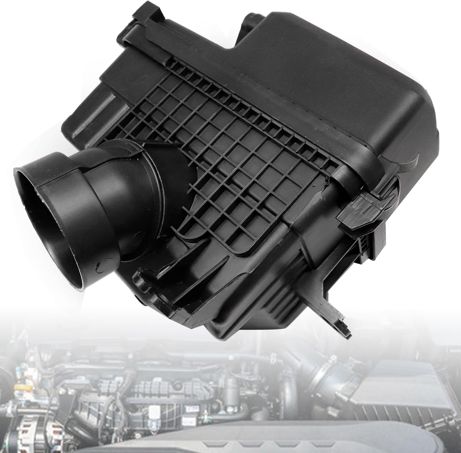 FZJDSD Engine Air Filter Cleaner Box Housing 28110M6050 28110-M6050 Compatible with Hyundai Elantra 2019-2020 Fit for Kia Forte 2019-2024 Forte5 2020-2024 L4 2.0L, Air Cleaner Box No Filter