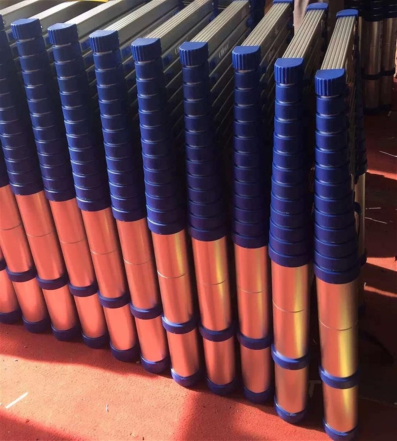 Aluminum Extension Ladder 8m/ 7m/ 6m/ 5m/ 4m/ 10FT/ 2m/ 1m Tall, Telescoping Ladders for Home RV Attic Work Outdoor Use, Load 150kg (Size : 1.4m/4.6ft)