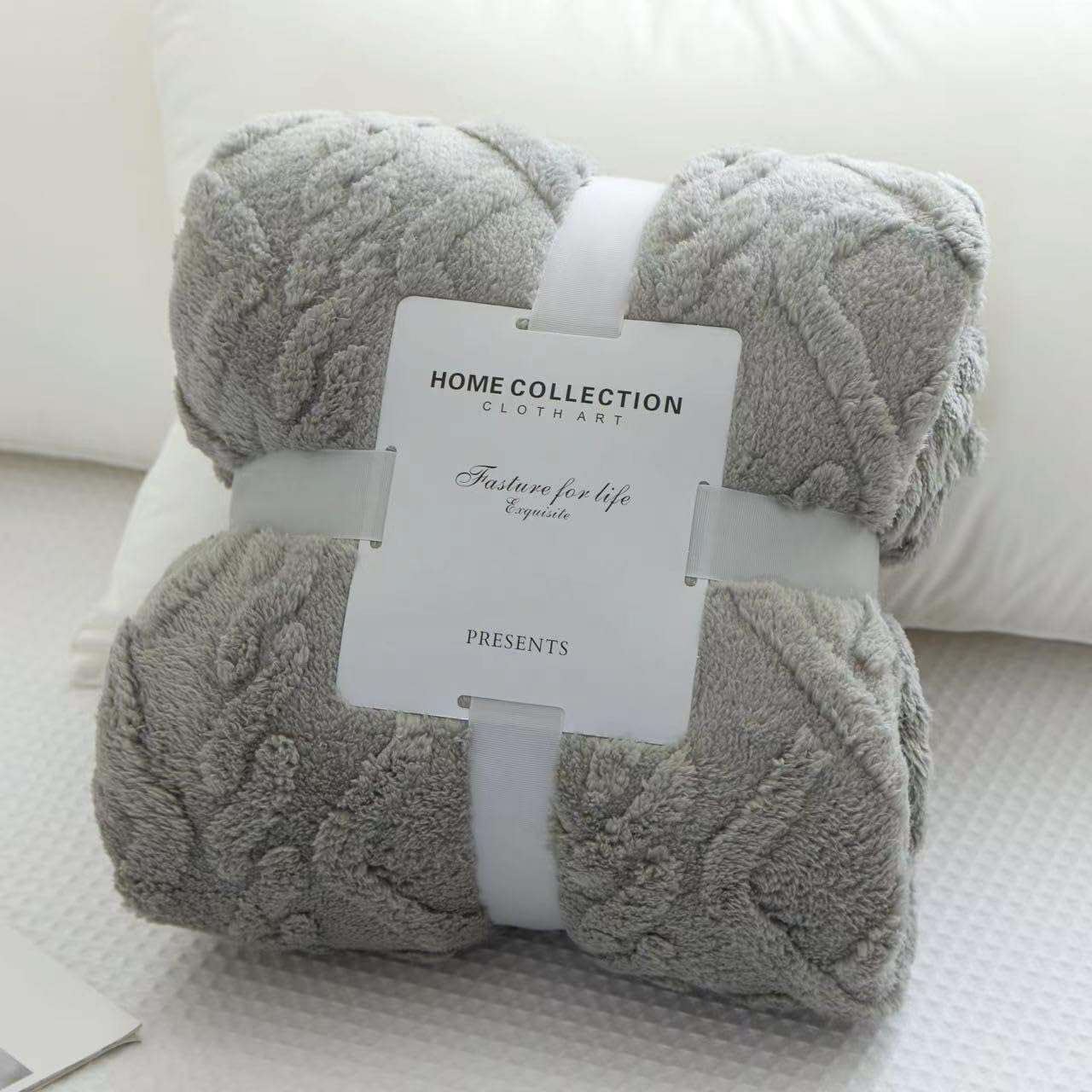 Mezzar Manta Sofa, Plaid Mantas Sofa Verano para Cama Suave y Peluda de Doble Cara para Niños y Adultos, Flannel Blanket para Toda Estación (Gris, 150 * 200CM)