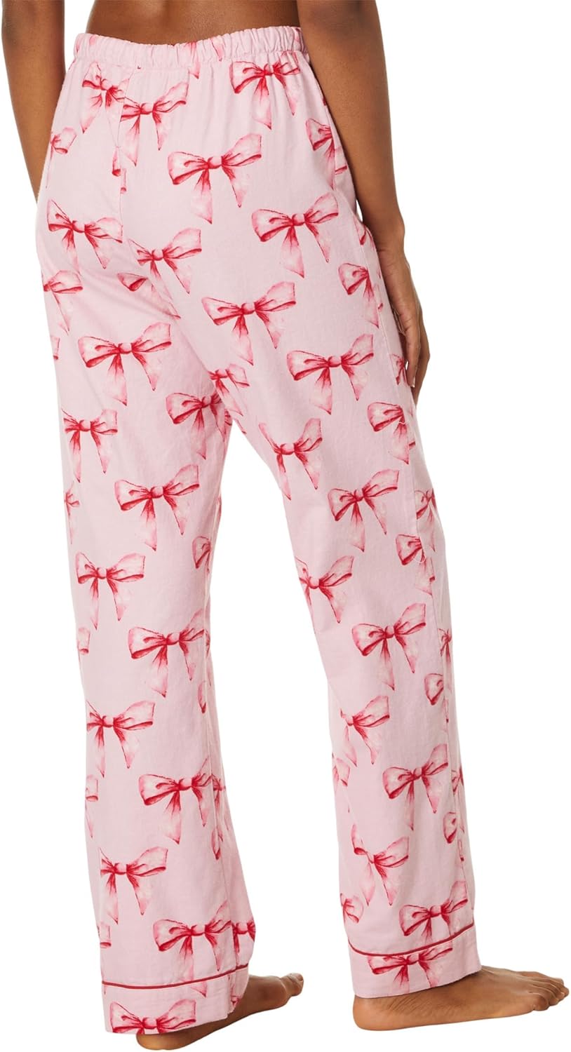 PJ Salvage womens Flannel Pajama Set With Headband - Image 5