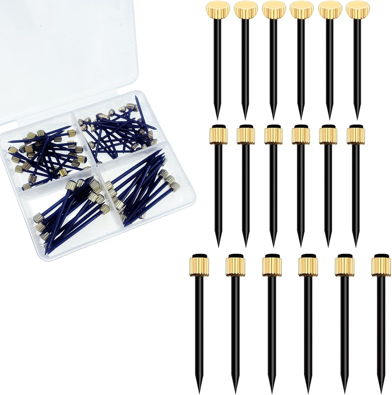 Picture Hanging Nails,75 PCS Wall Decorative Nails for Hanging Pictures