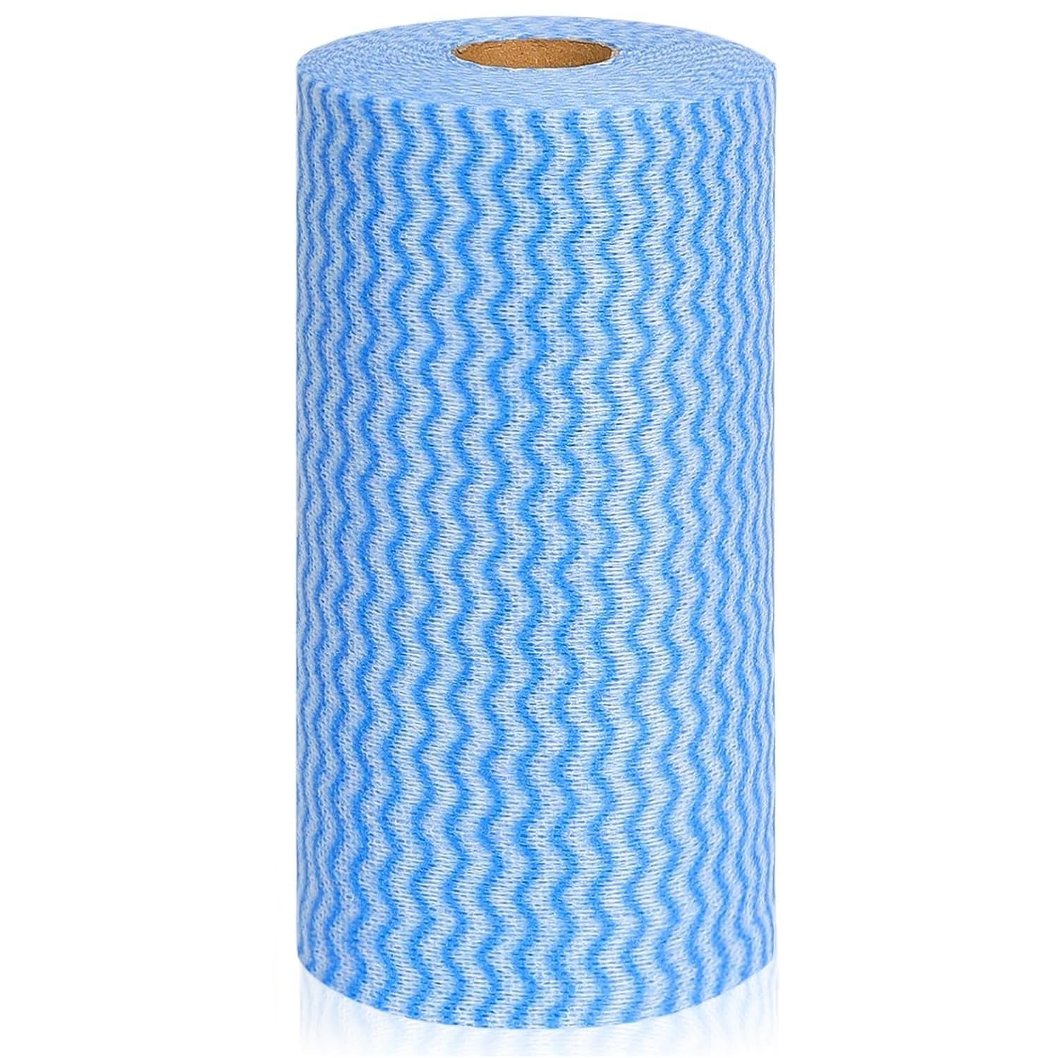 Reusable Kitchen Towel Roll Wipes | 80 Pulls per Roll | Super Absorbent & Washable Cleaning Cloth | Multipurpose Kitchen Tissue Roll for Home, Kitchen & Household Cleaning (1 Roll)-image-34