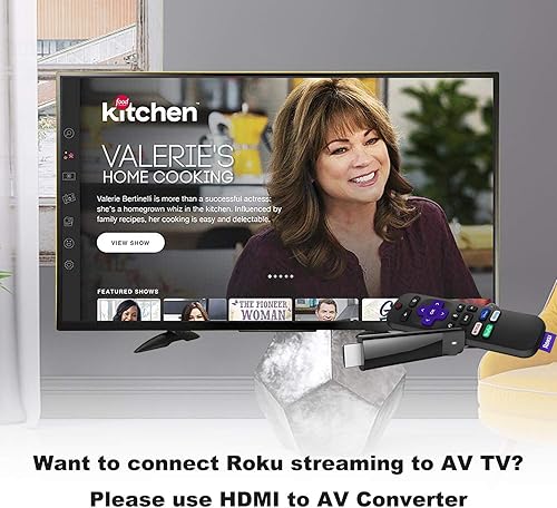 Miniatura 3 de Convertidor HDMI a AV Adaptador de convertidor compuesto HDMI a RCA, compatible con PALNTSC, soporte 1080P, compatible con RokuFire