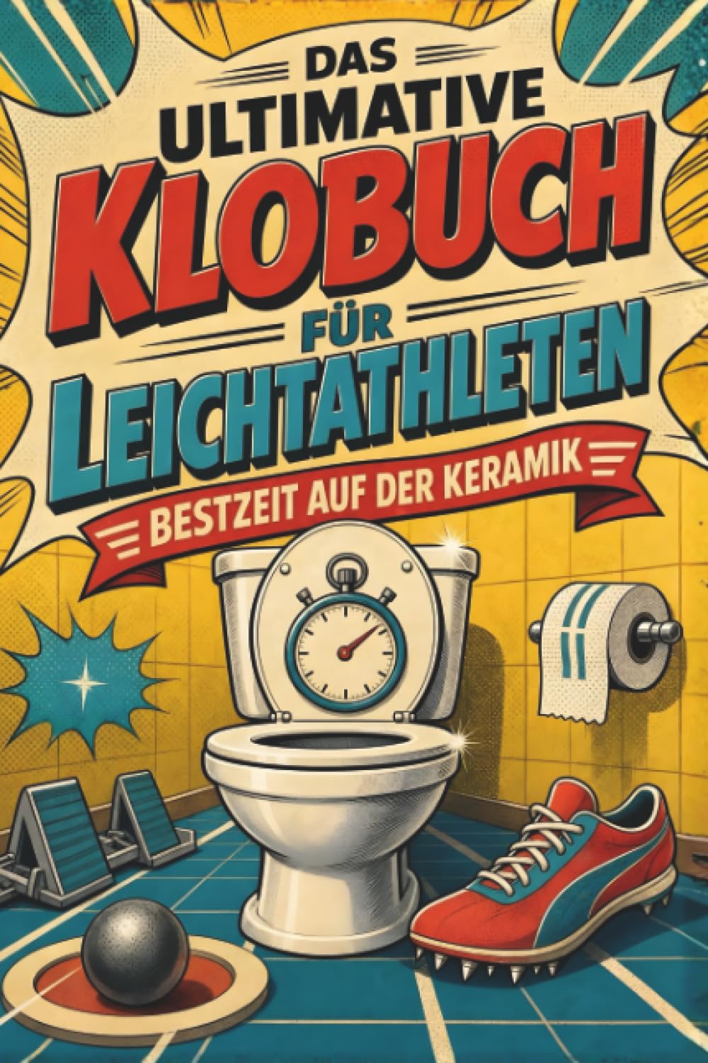 Das ultimative Klobuch für Leichtathleten: Bestzeit auf der Keramik. Lustiges Geschenk für Fans von Leichtathletik, Sprint und Bestzeiten