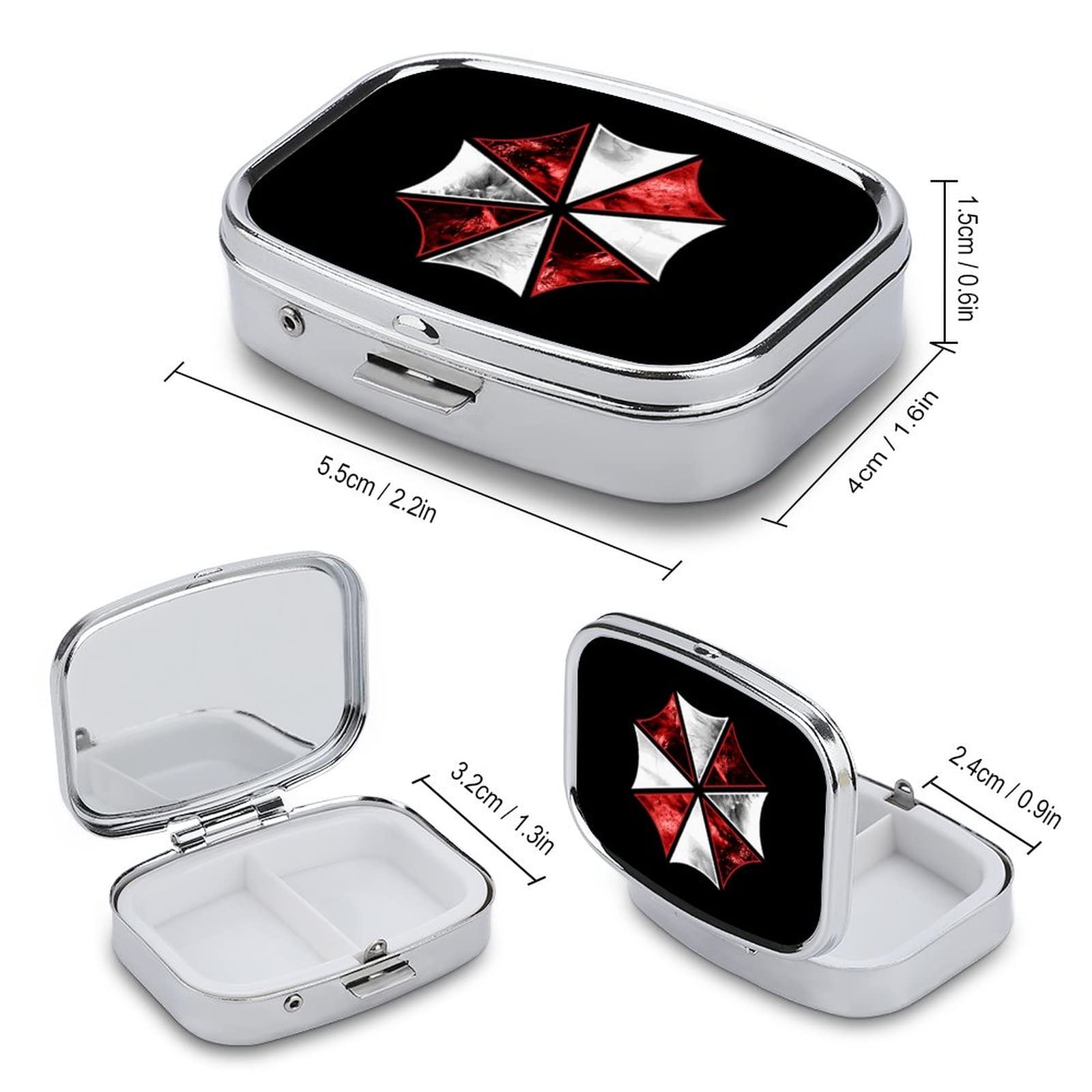 ハナビ　ピルケース ピルケース ピルボックス 7日間分割収納 サプリメント ケース 5カラー