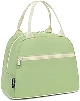 Vista 43 de Bolsa de almuerzo aislada FlowFly - Bolsa de asas organizadora para mujeres/hombres, Alpaca