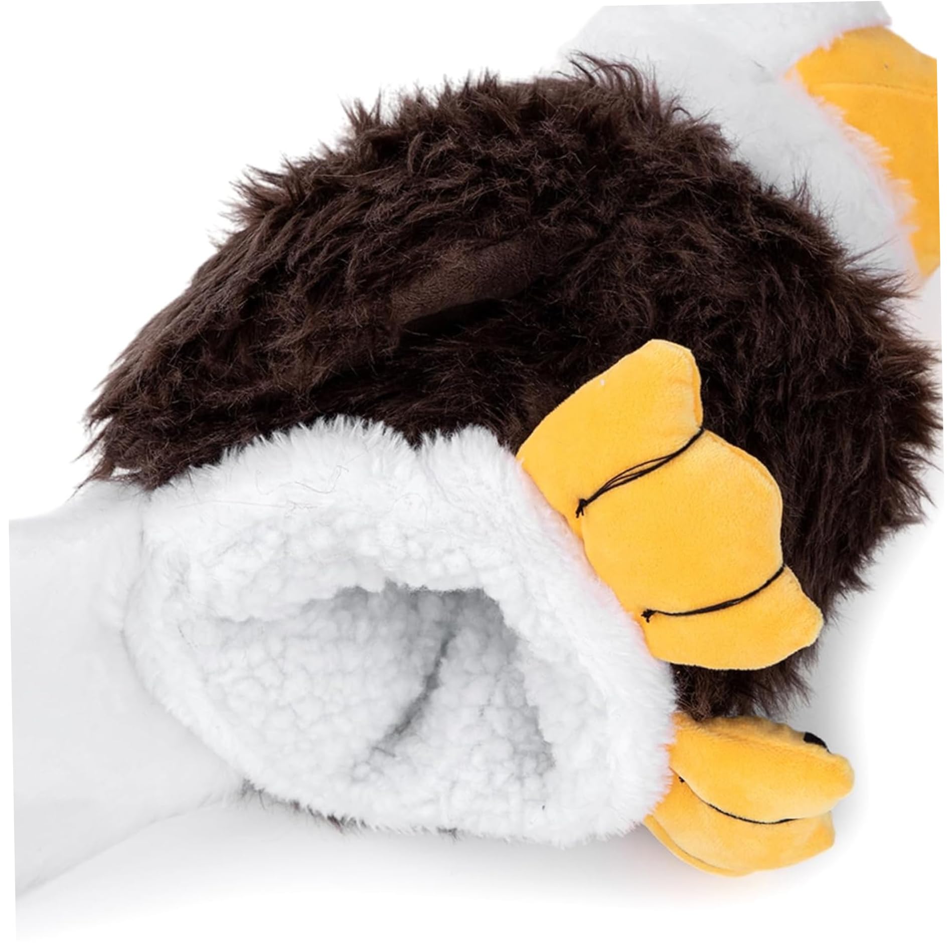 10x8-Zoll-Fahrer Kopfbezüge Golf Club Head Cover niedliche Adler-Form-Plüsch-Fahrer-Headcover Schutzdekorative Golfgeschenke für Frauen und Männer
