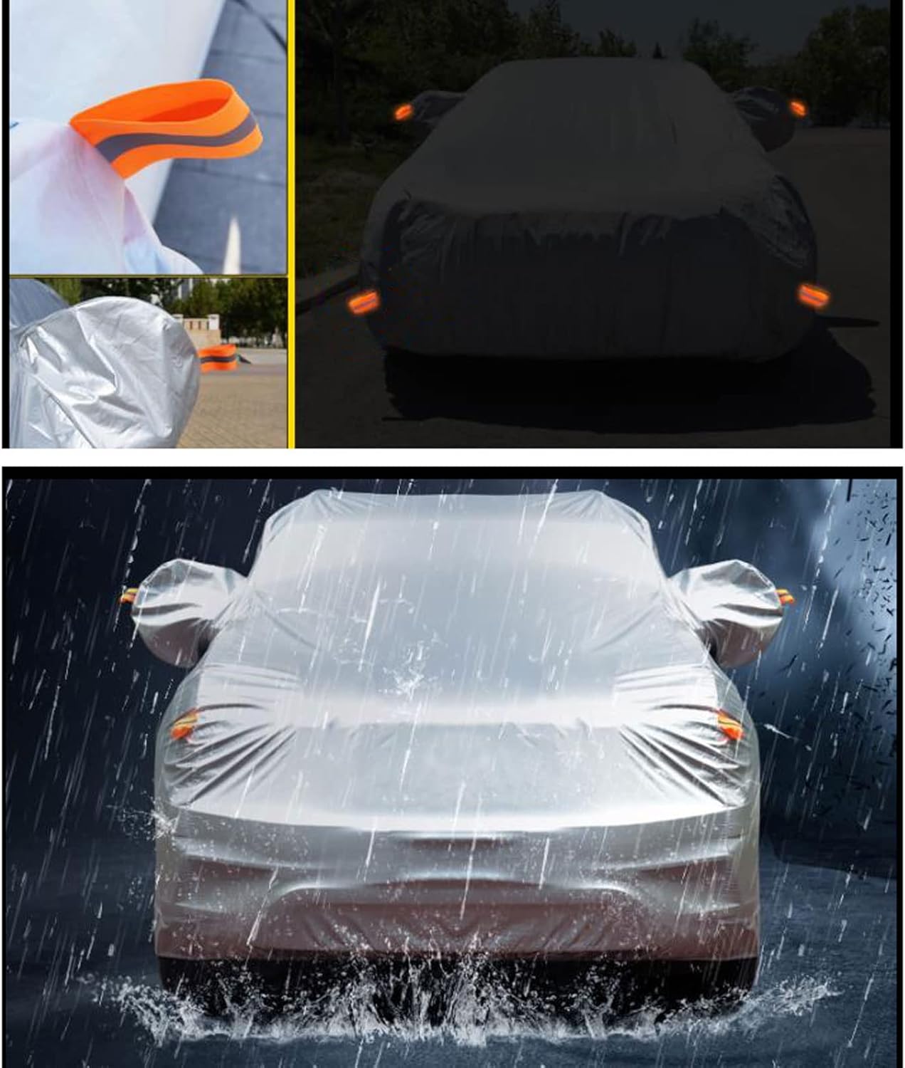 Car Cover Compatible with Nissan President (1990-2002), Full Car Covers Windproof Waterproof Snowproof Breathable for Automobiles All Weather UV Protection Car Tarpaulin, Outdoor Indoor