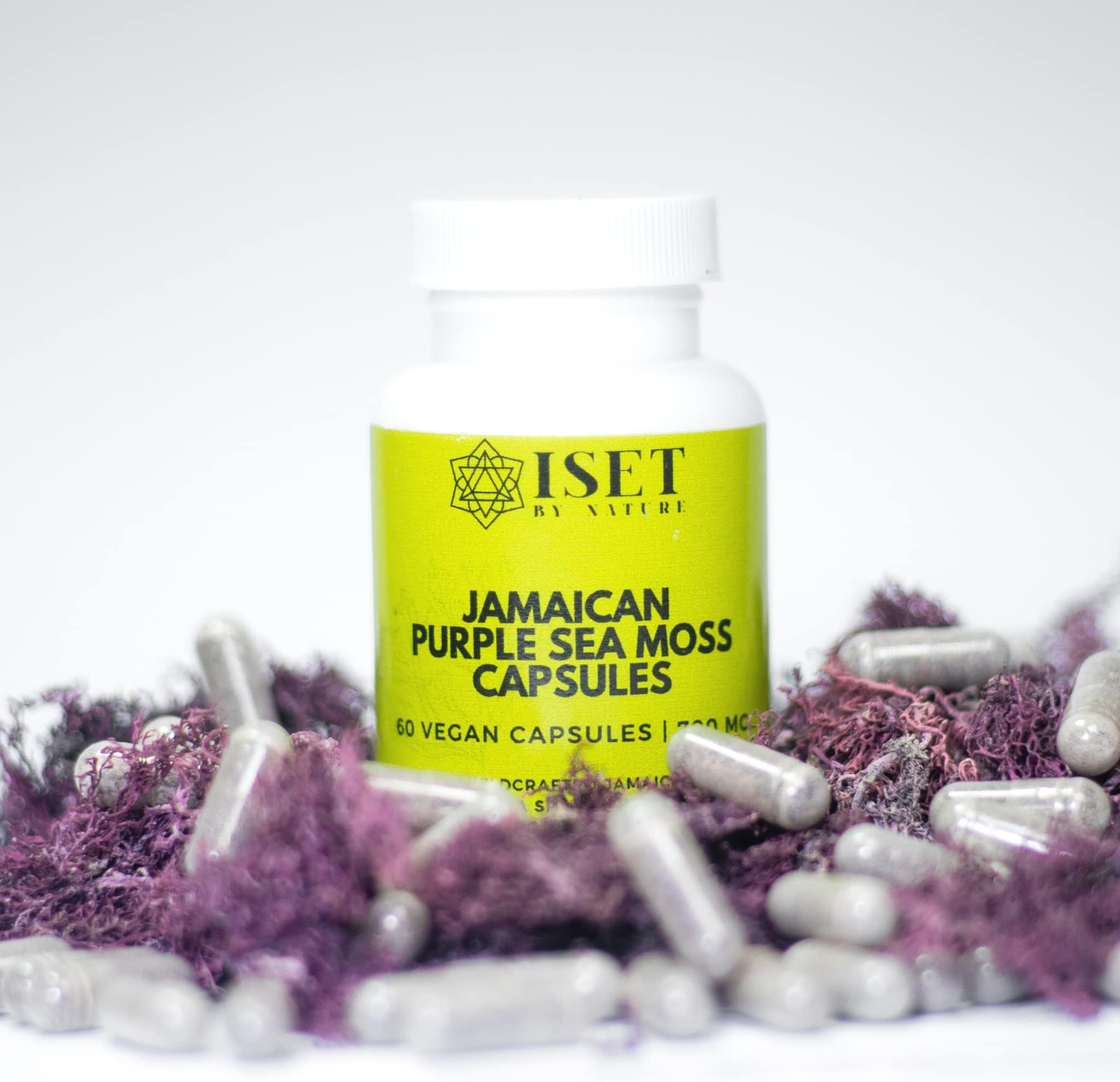 Purple Sea Moss Capsules 60 Vegan Capsules 1400 mg per