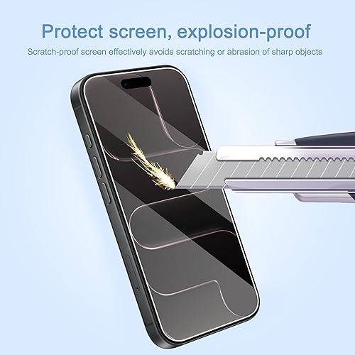Miniatura 41 de Ailun - Protector de pantalla de cristal compatible con iPhone 12/iPhone, 12 Pro 2020 (6.1 pulgadas, 3 unidades). Vidrio templado amigable.