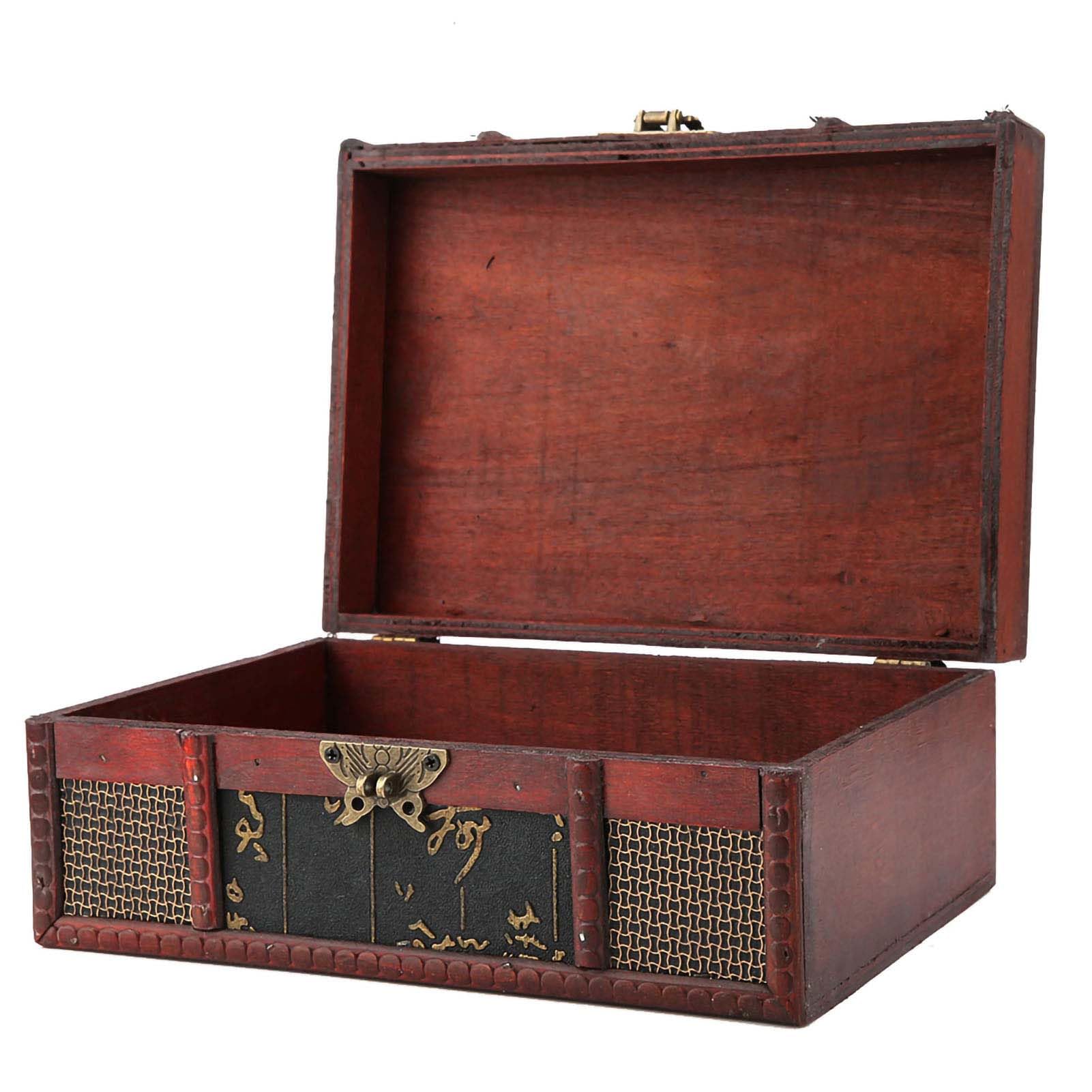 26061506 木箱 茶箱 380×554×412mm Amazon.com: KooingTech Treasure