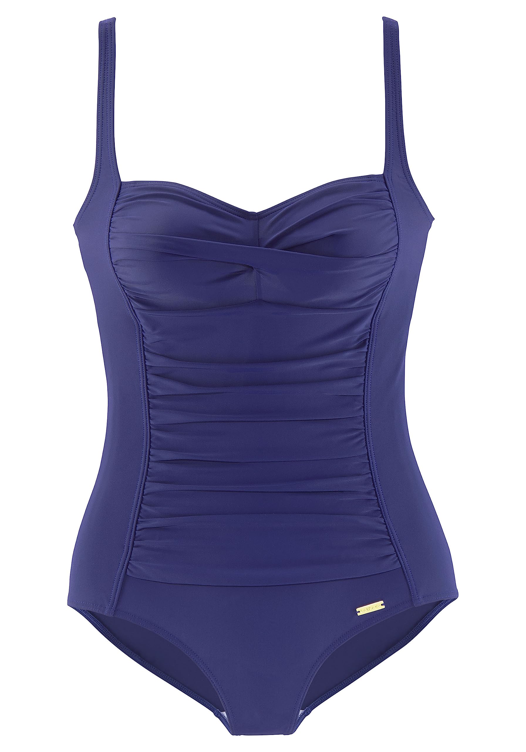 LASCANA Badeanzug Saphir Badeanzug – blau, Größe 38, Cup E
