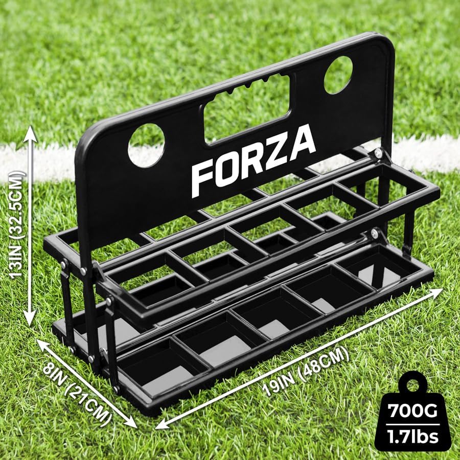 Miniatura 3 de FORZA Portabotellas plegable  Portátil y duradero soporte para 10 botellas para equipos deportivos, gimnasios y actividades al aire libre  Fácil de