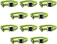 Miushion Reflective Running Vest - 360° High Visibility Safety Straps, Adjustable One Size Fits All for Night Running, Cycling, Walking