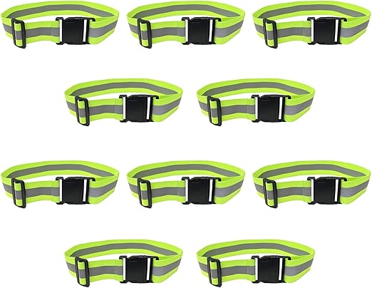 Reflective Vest - Running Vest Reflector, Reflective Running Vest with Safety Straps, High Visibility Reflector