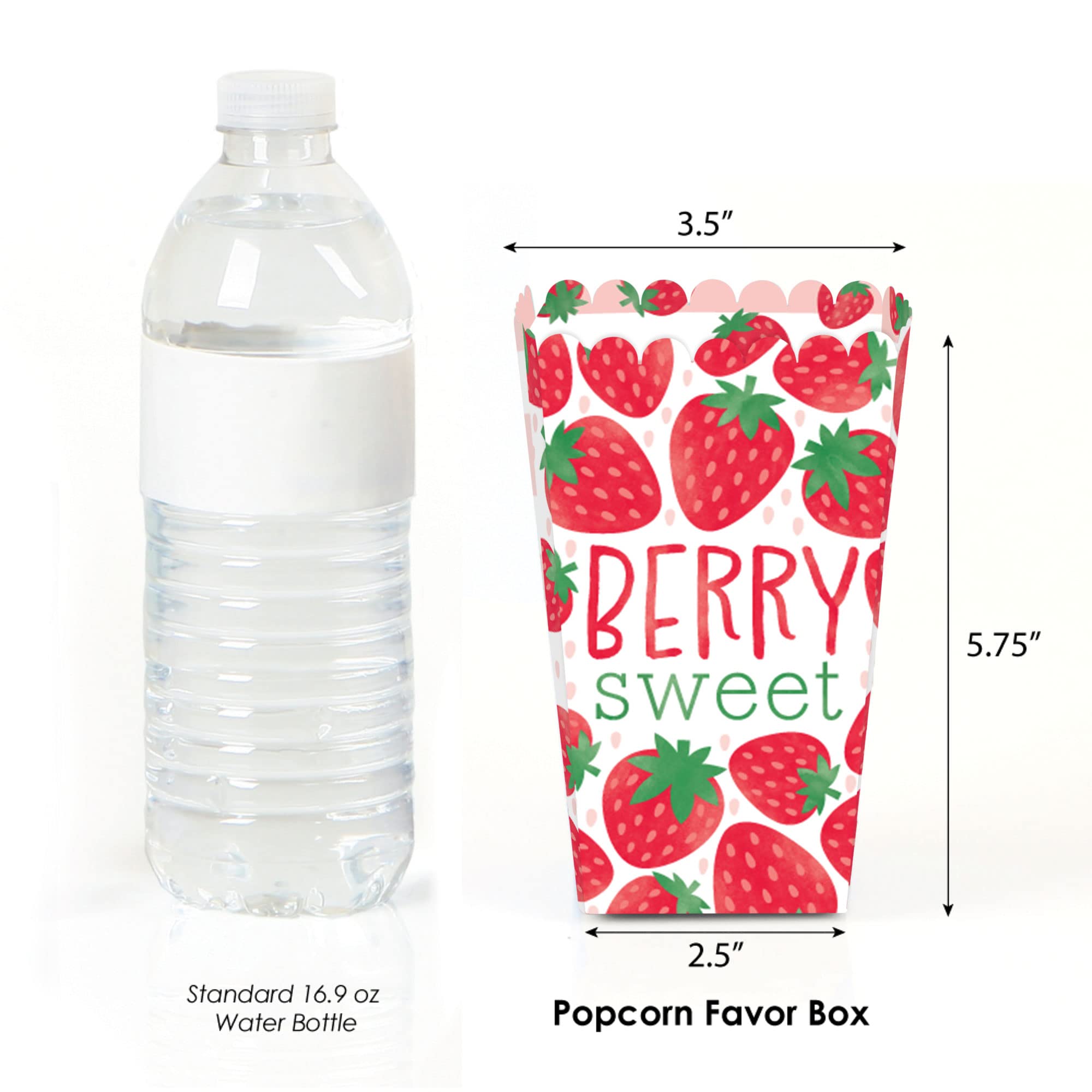 Amazon.com: Big Dot of Happiness Berry Sweet Strawberry - Fruit