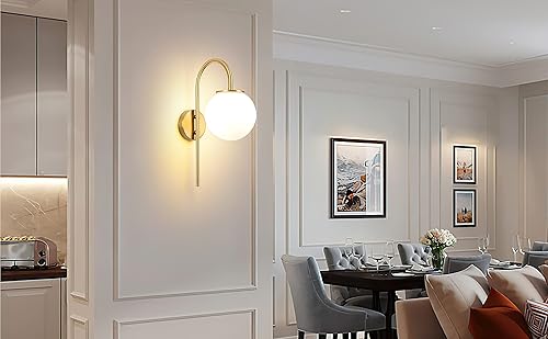 Miniatura 4 de Juego de 2 apliques de pared LED que funcionan con pilas, pantalla de cristal moderna con globo con control remoto, regulable, no cableado, fácil de