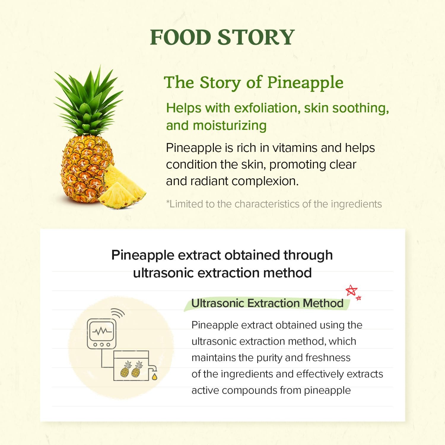 SKINFOOD Pineapple Peeling Gel 3.38 fl.oz. (100ml) - Pineapple & Aloe AHA Deep Facial Exfoliating Gel, Eliminates Sebum, Skin Clear and Blemish-Free - Dead Skin Remover for Face - Facial Peel - Image 5