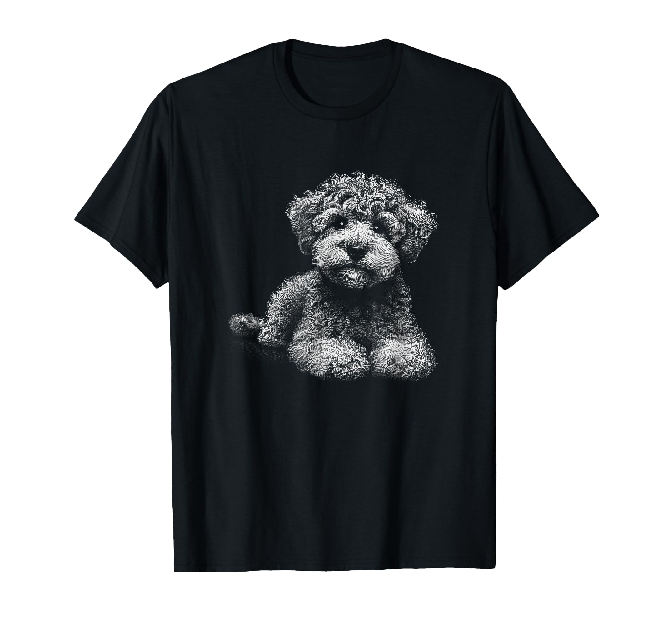 Schnoodle Dog Art Design For Men And Women T-Shirt