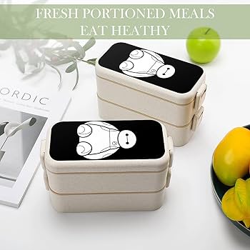 Amazon | ベイマックス 弁当箱 ランチボックス 2段抗菌ふんわり盛れる