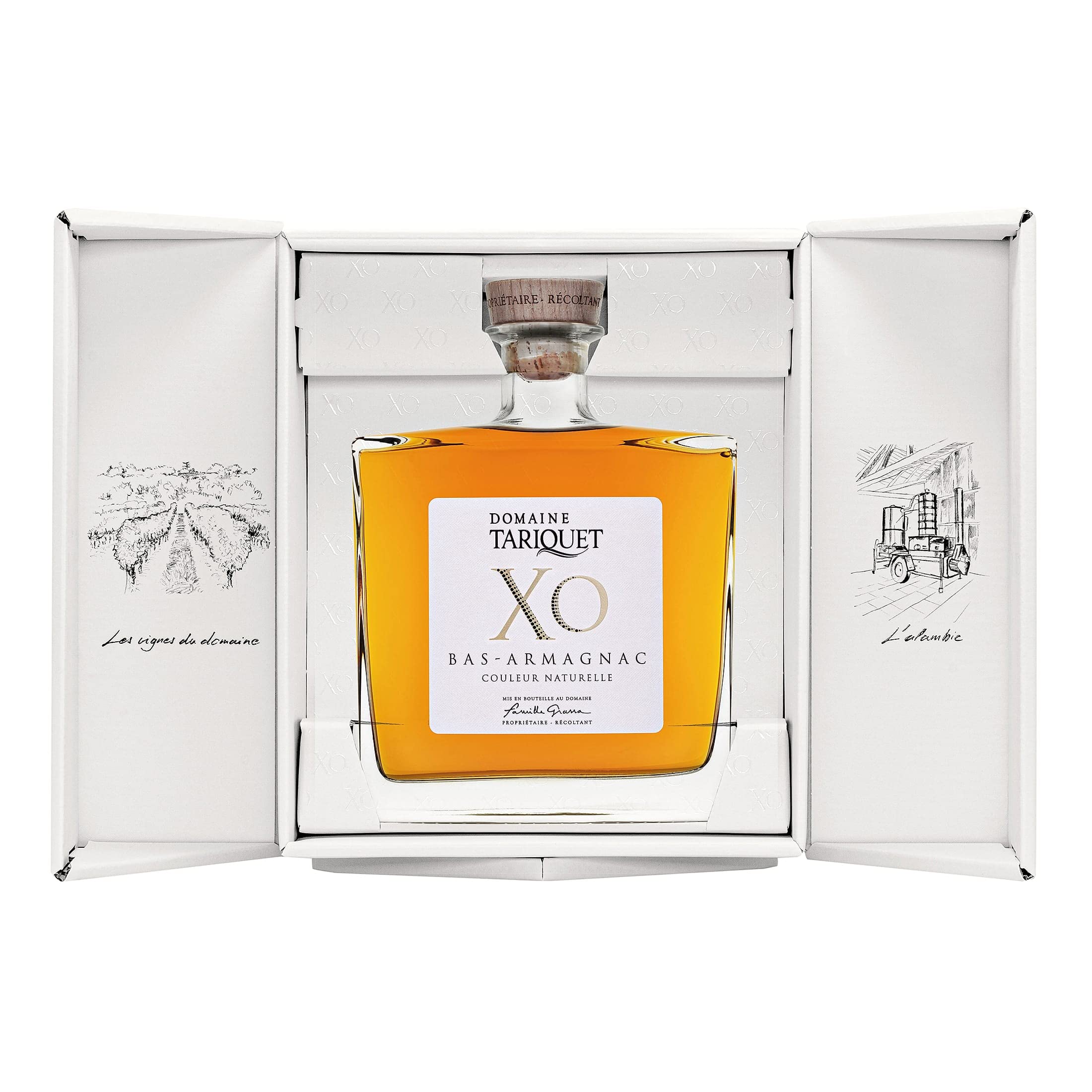 XO Chance Armagnac - Decanter - Domaine Tariquet Bas-Armagnac AOC - Exclusive Geschenkbox