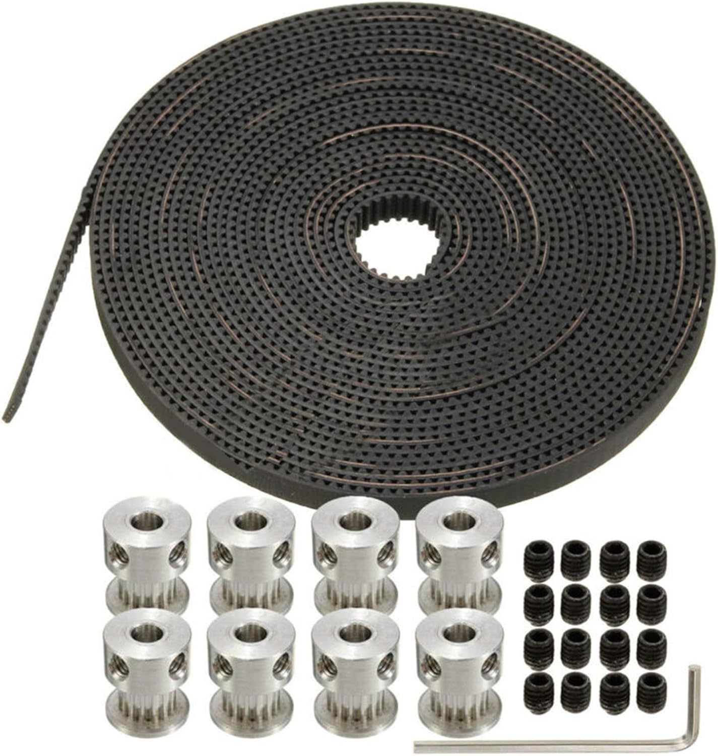 Puleggia Foro 5-15mm Puleggia Per Cinghia Di Temporizzazione: 18 Denti, Foro 5-15mm, Per Sistemi Di Trasmissione Smooth Belt Puleggia 18 Denti Foro - Foto 6