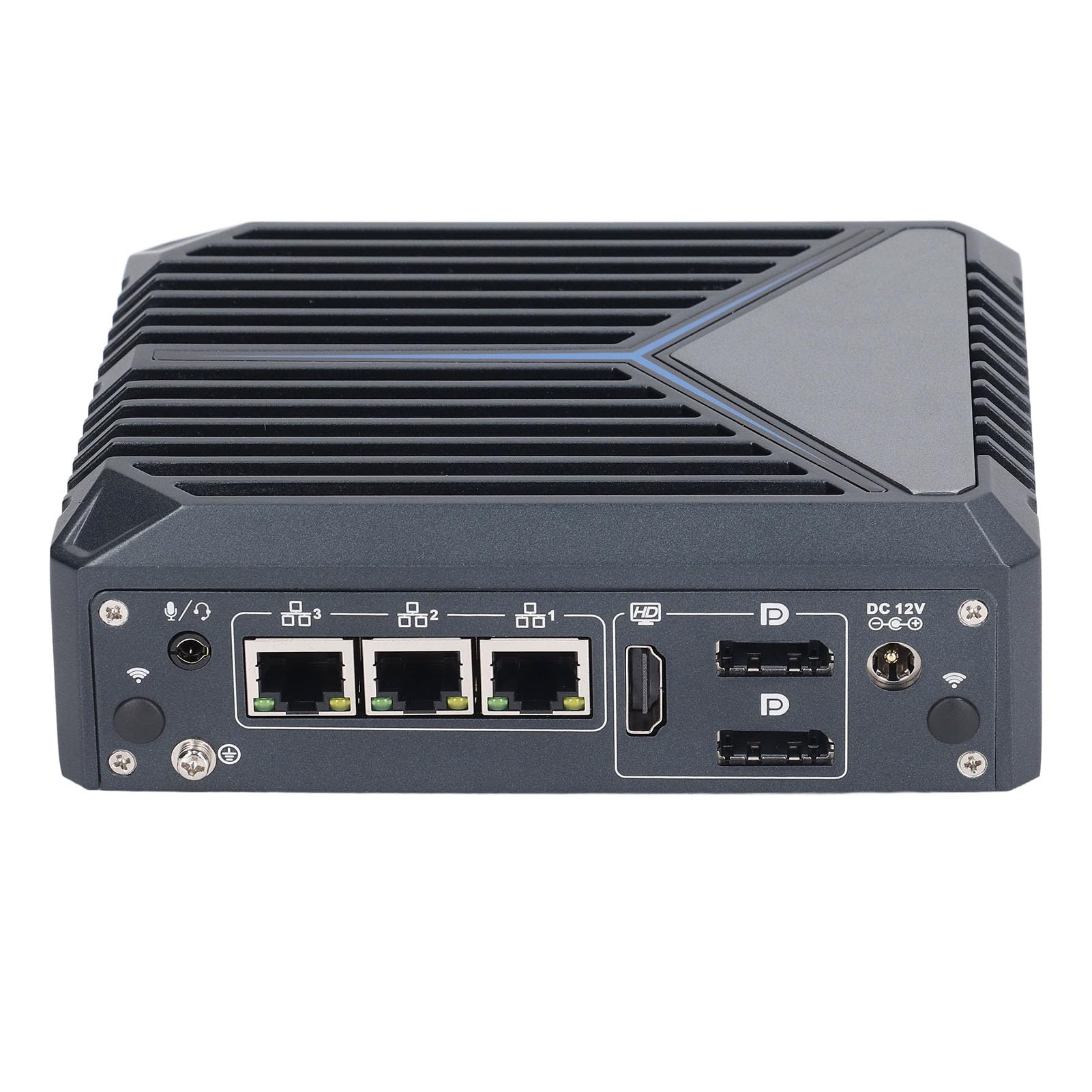 Pulse 2,6 GHz Mini PC do Przemysłowej Mini Komputerowej Pamięci 8G 128G Dysk Twardy 4K Triple Display PC 100–240V do Automatyzacji Przemysłowej, Opieka Zdrowotna (Wtyczka UE 100-240V)