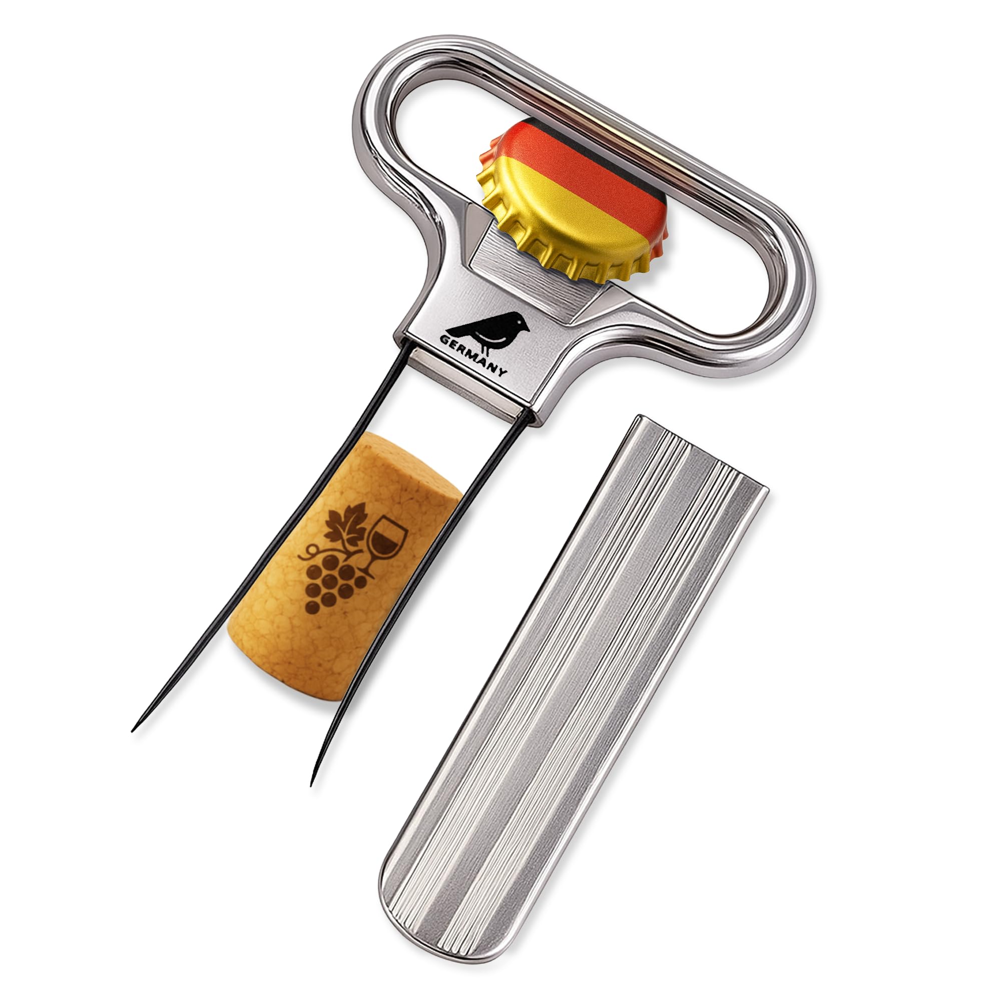 Bottle Opener & Corker Puller "OH-HA" - Made in Germany - #2500C