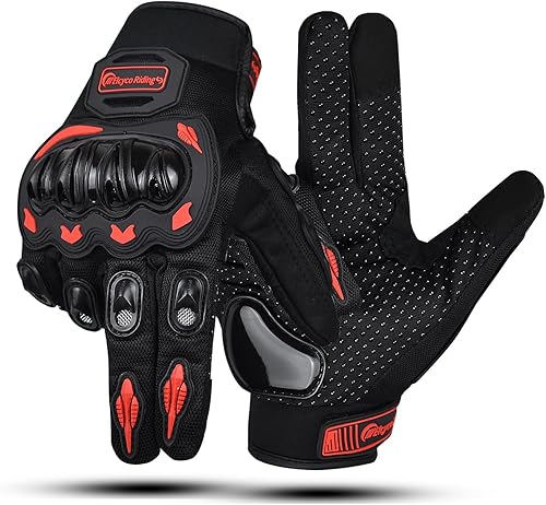 Miniatura 7 de ELCYCO Guantes de motocicleta para mujer con pantalla táctil, para verano, motocicleta, motocross, para carreras de carretera, ciclismo, escalada y