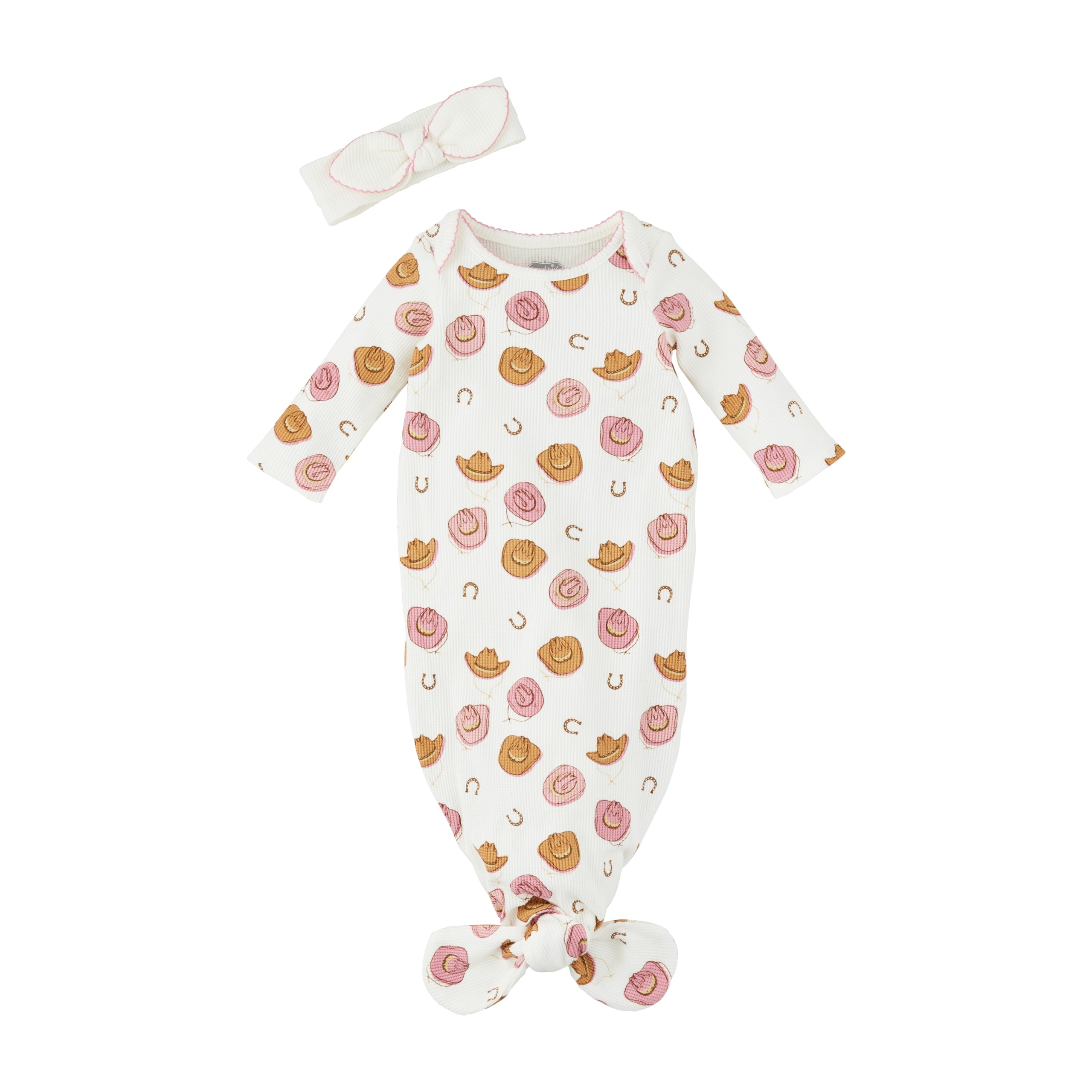 Mud Pie Baby Cowgirl Take-Me-Home Set; 0-3M