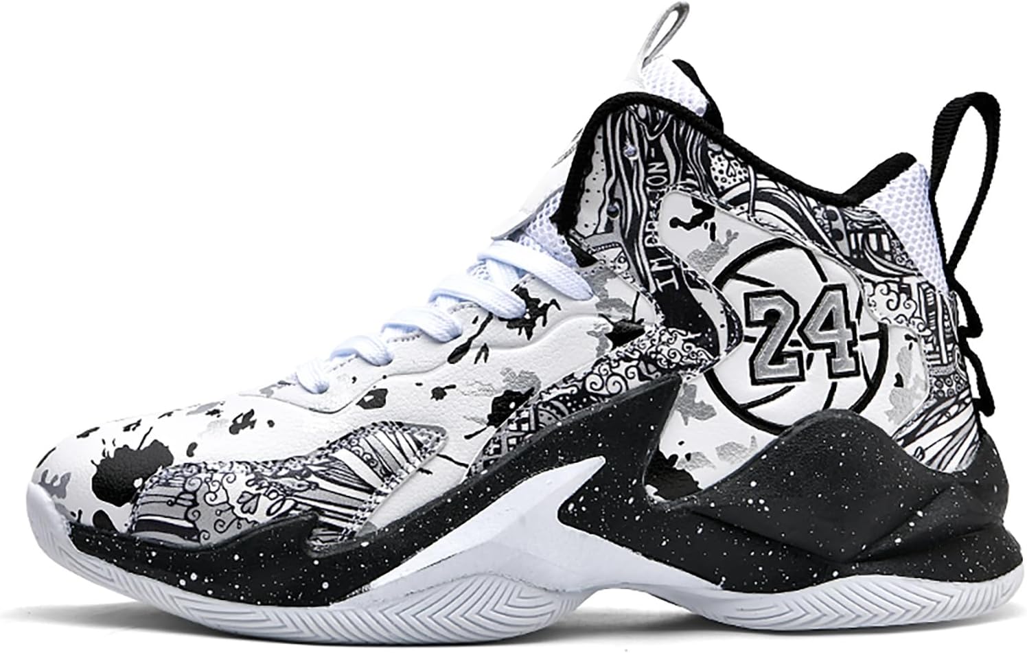 Boys Basketball Shoes Breathable Indoor Athletic Shoes Youth Outdoor Fashion Sneakers Comfortable Basketball Shoes for Girls - Image 3