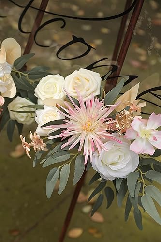 Miniatura 10 de Juego de caja de flores artificiales de Navidad, flores de seda, rosas falsas para bricolaje, decoración temática roja de Navidad, adornos de árbol,