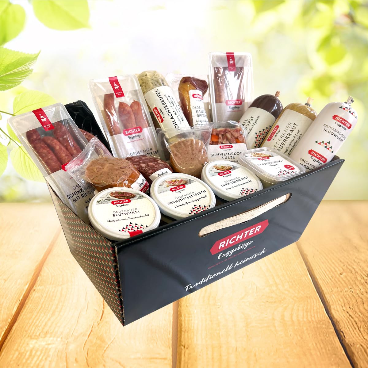 Genuss Paket "Erzgebirgische Schlachteplatte" mit Köstlichkeiten aus der erzgebirgischen Wurstküche