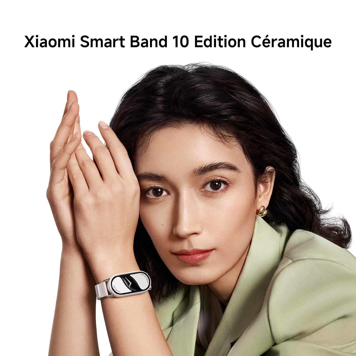 XIAOMI Smart Band 10, Bracelet Connecté, Autonomie 21 Jours, Blanc | Charge rapide, suivi sommeil et santé, 150+ sports, iOS et Android, 5 ATM, garantie 2 ans, cadres multimatériaux