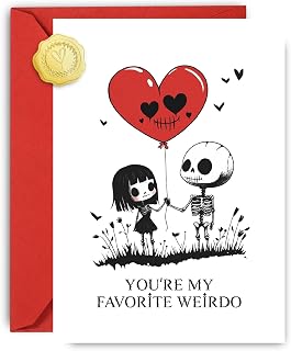 Gothic Weirdo Valentines Day Card