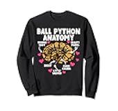 Ball Python Anatomy Ball Python Owner Ball Python Lover Sweatshirt