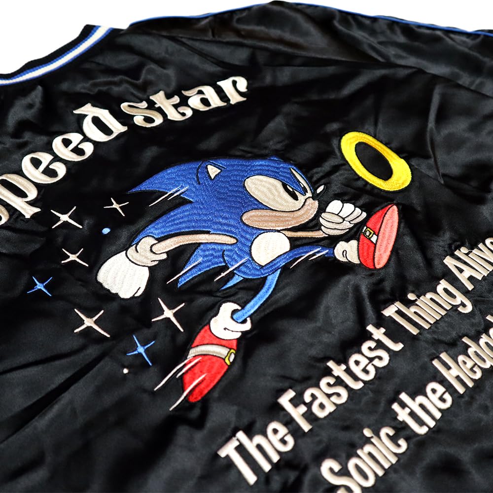 Amazon.co.jp: SONIC THE HEDGEHOG Speed Star スカジャン XXL
