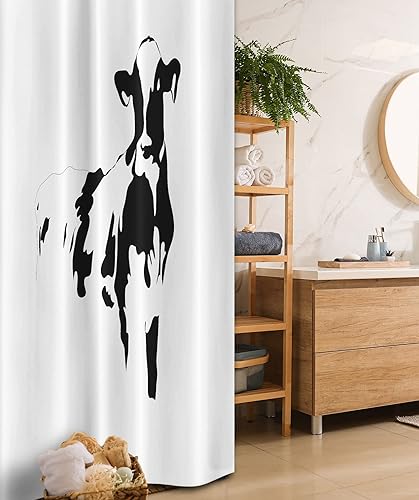 Miniatura 26 de ambesonne Decor Collection tela de poliéster cortina de ducha de baño Gris Verde,Verde coco.,Fucsia Beige,Rosa y blanco,Ámbar Bronceado Gris,Manzana