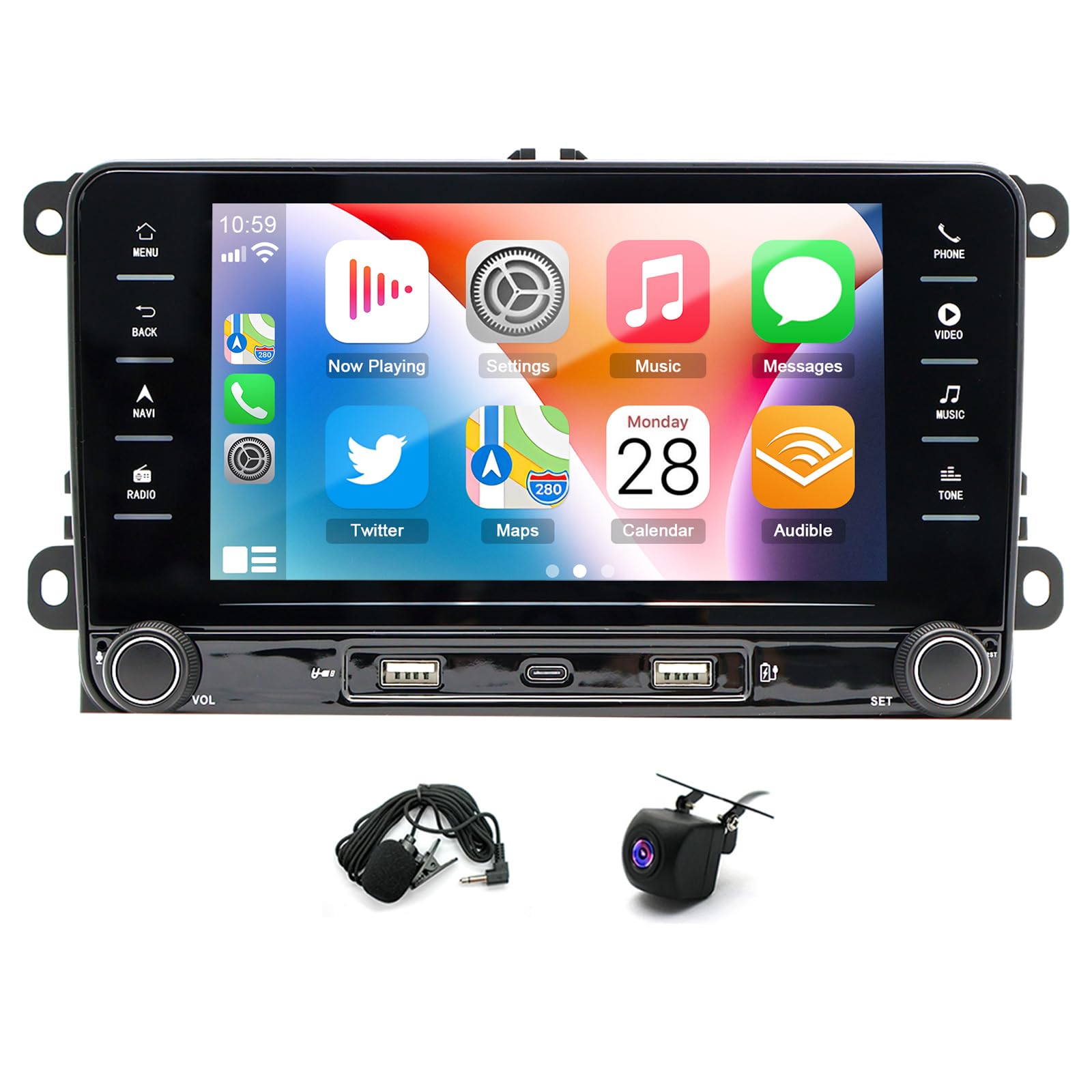 Radio samochodowe z systemem Android 14 do VW Polo GTI 2009-2013 z Carplay