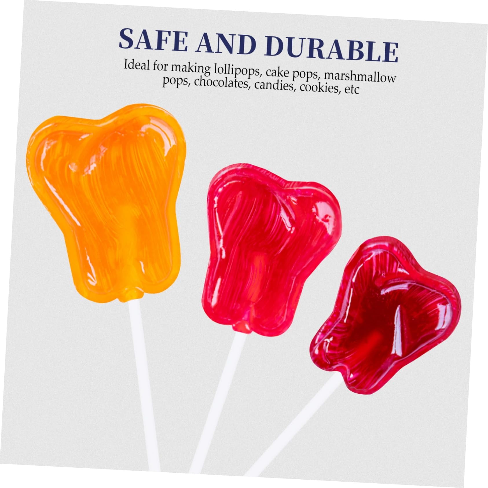 VALICLUD 1 Set DIY Lollipop Sticks with Treat Bags Sticks for Parties Birthdays Weddings and Events