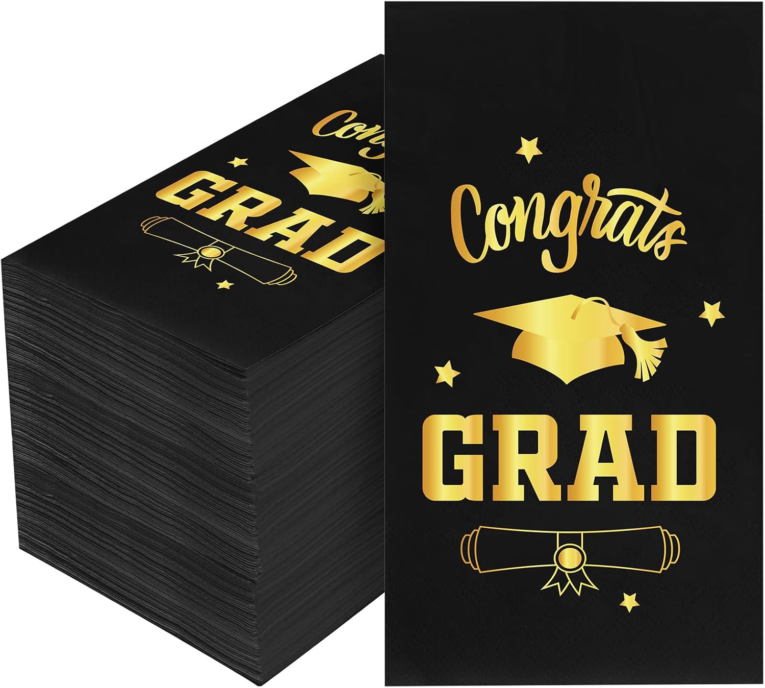 100 Pcs Congrats Grad Napkins Graduation Party Paper