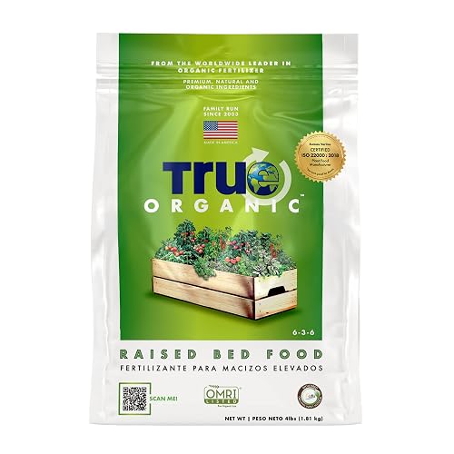 True Organic Raised Bed Food – Organic Fertilizer for Herbs,
